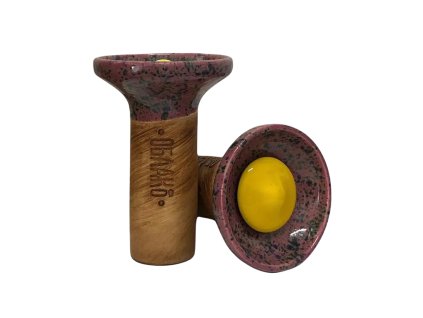 Korunka - Oblako Flow - Yellow on Garnet