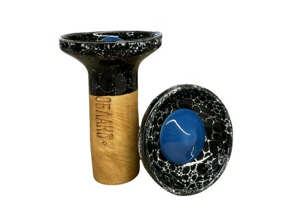 Korunka - Oblako Flow - Blue on Black Marble