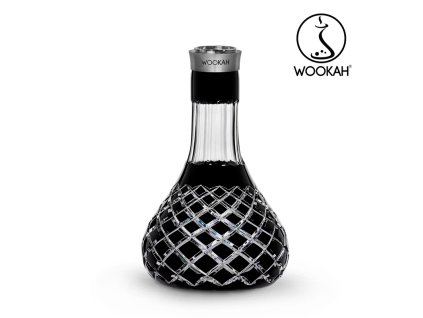 Wookah Vase Check Black