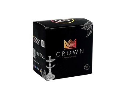 Crown, 25mm - Kokosové uhlíky pro vodní dýmku