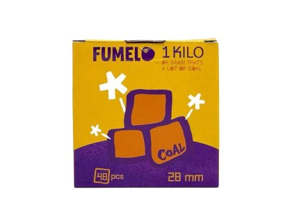 Fumelo Premium, 28mm - Kokosové uhlíky pro vodní dýmku