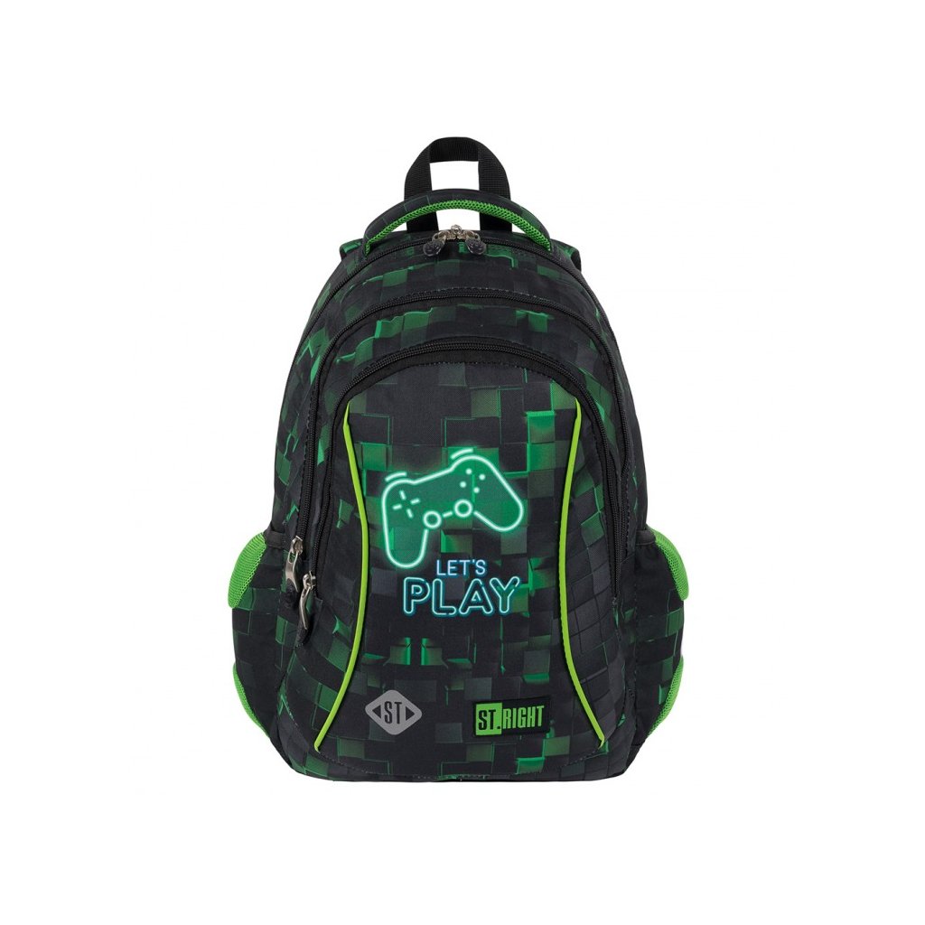 3 chamber school backpack st right