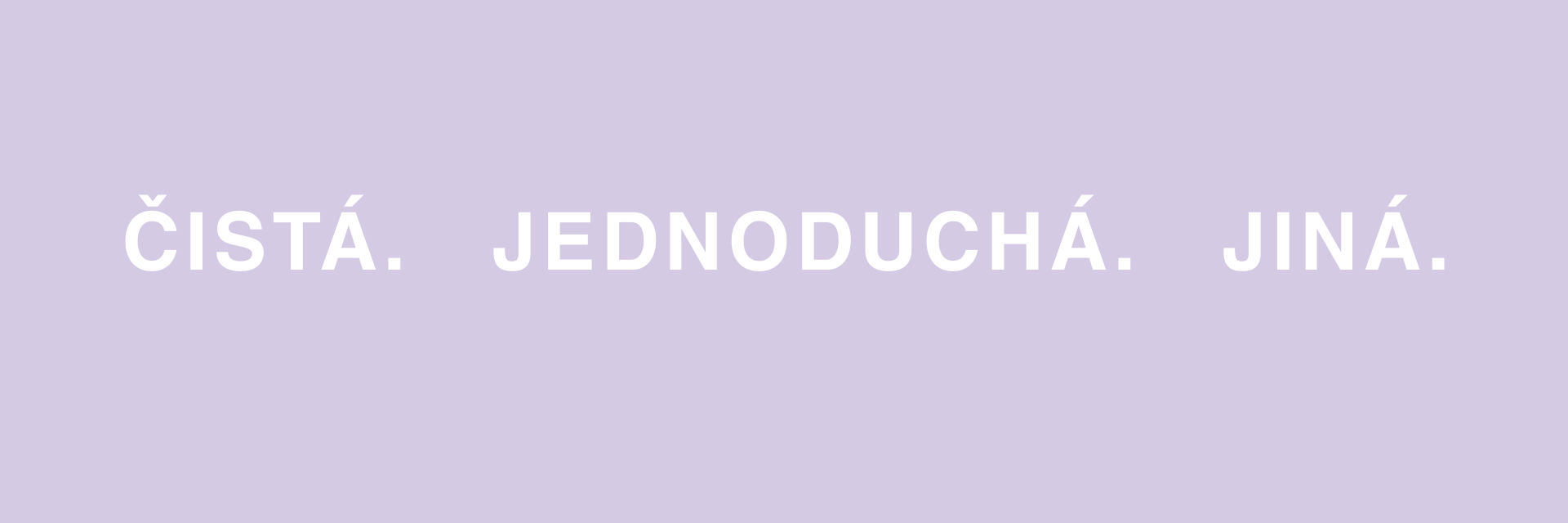 Levandulová přírodní kosmetika, která je čistá, jednoduchá, jiná.