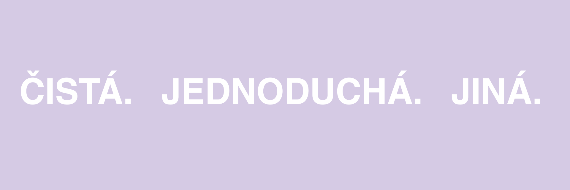 Levandulová přírodní kosmetika, která je čistá, jednoduchá, jiná.