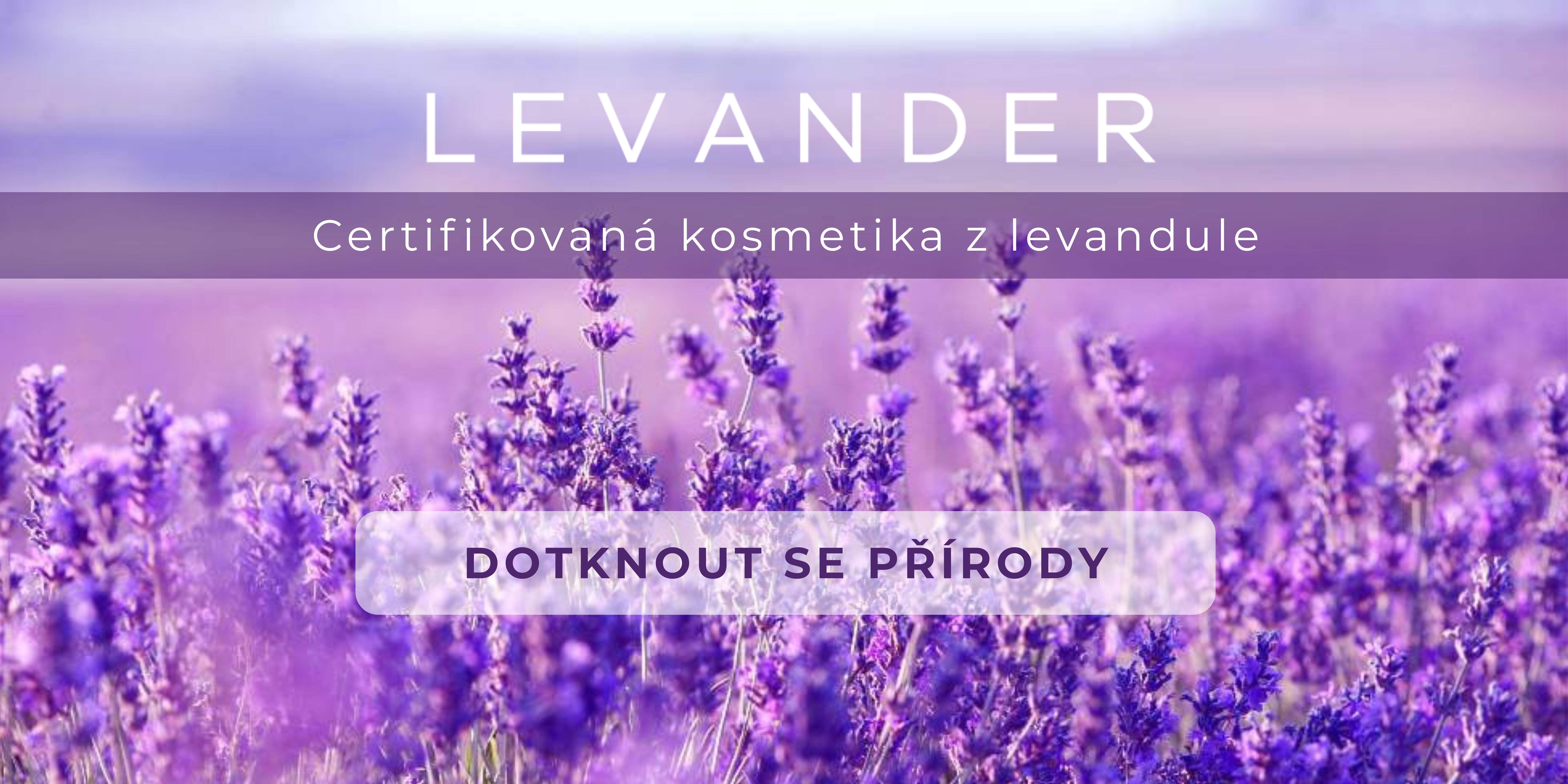 Certifikovaná kosmetika z levandule