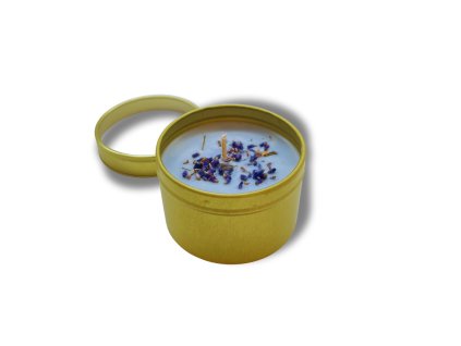 Sójová svíčka zlatá