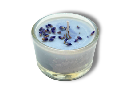 Fialová čajová svíčka 5