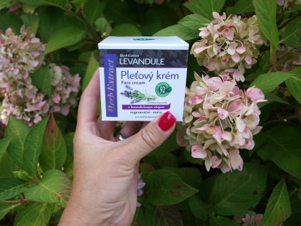 Pleťový krém s levandulovým olejem