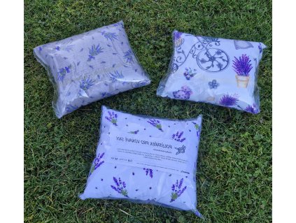 Bylinný levandulový polštářek střední, mix dezénů