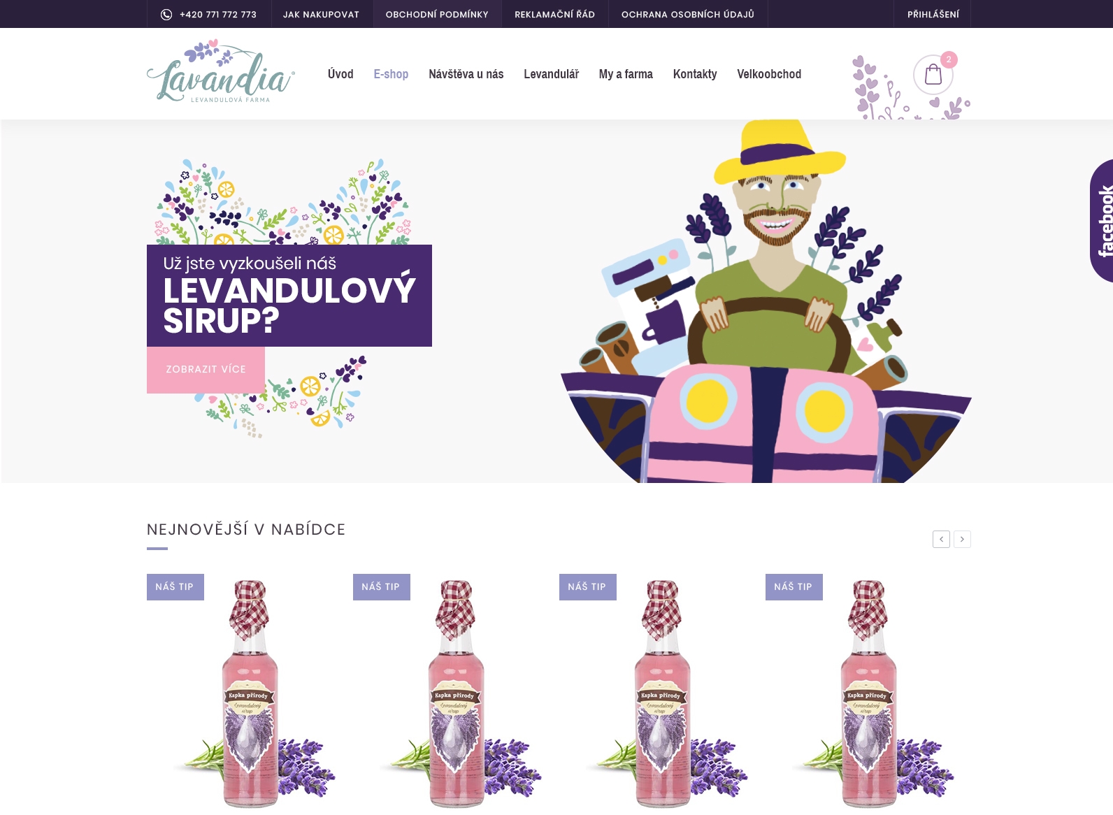 Nové webové stránky, nové možnosti dopravy a platby