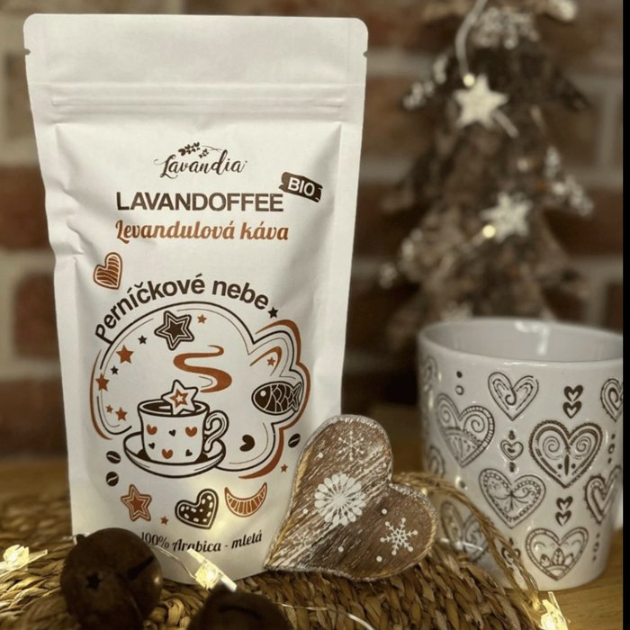 Levandulová káva Lavandoffee Perníčkové nebe BIO