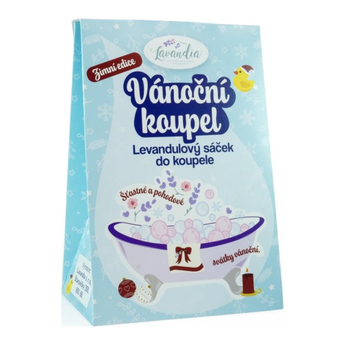 Vánoční koupel, levandulový sáček do koupele