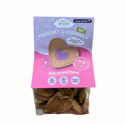 Sušenky s levandulí - bio 100 g  Obláčkově křehké