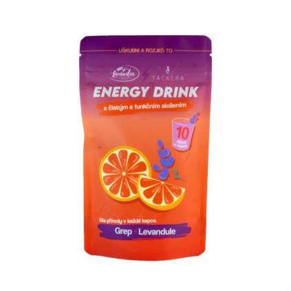 Přírodní levandulový energy nápoj - Levandule/grapefruit
