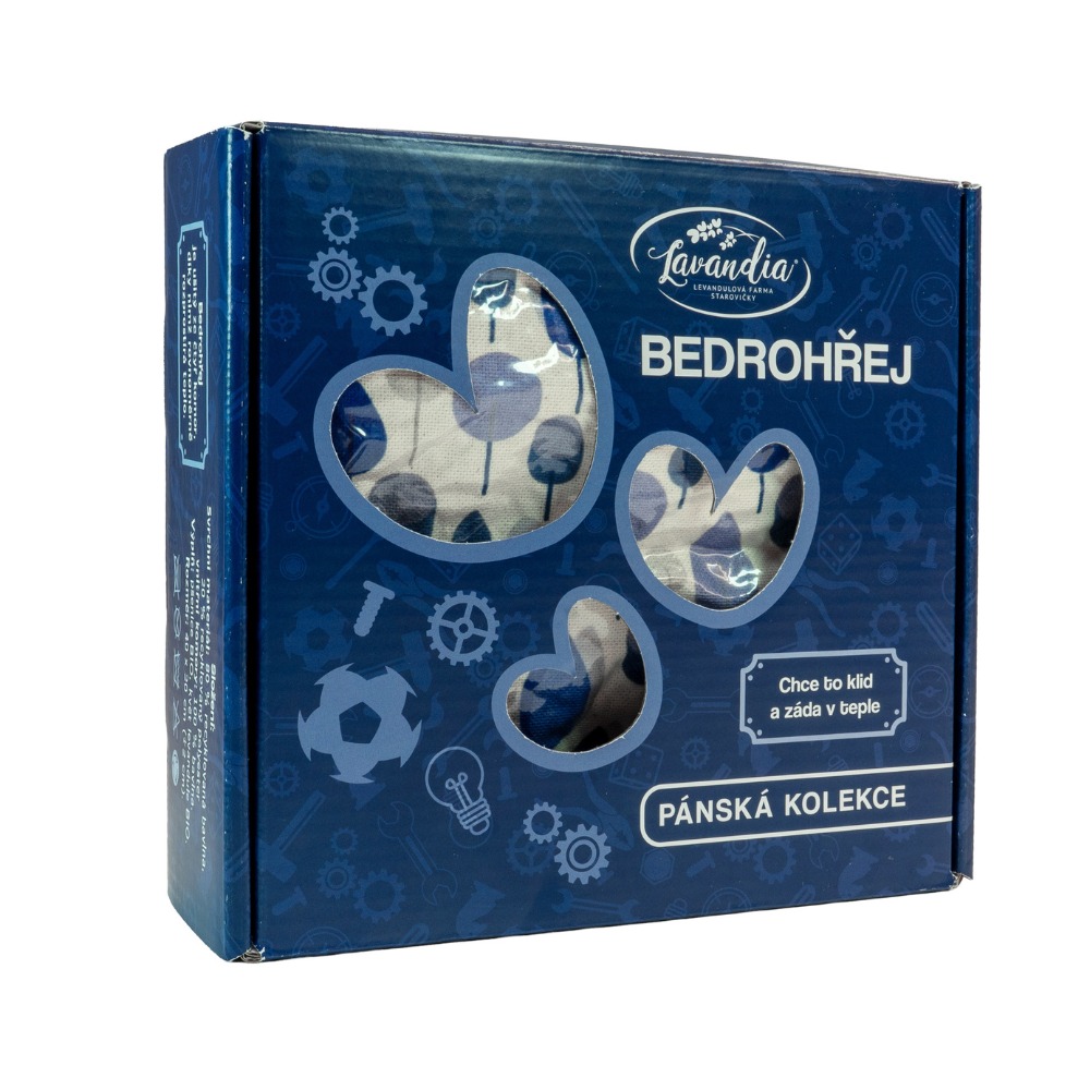 Lavandia pánský Bedrohřej - nahřívací polštář s BIO levandulí