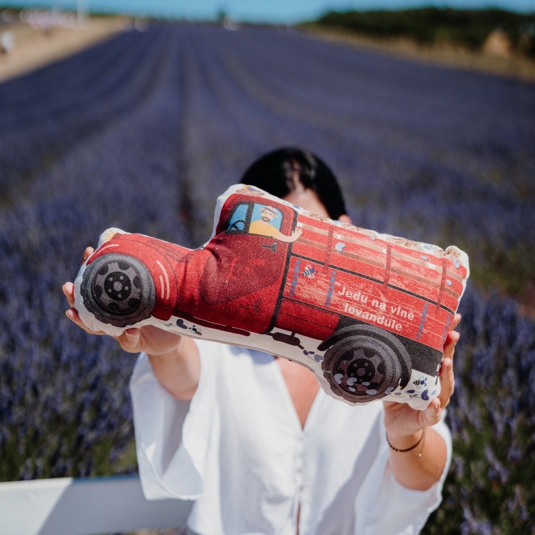 Lavandia polštářek s BIO levandulí LavandoTruck