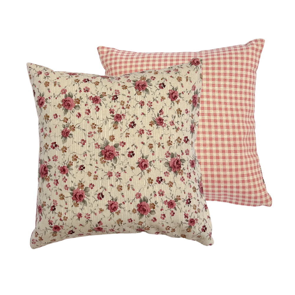 Levně Lavandia Vonný relaxační levandulový polštář 30 x 30 cm Vzor Látky: Růžová růže