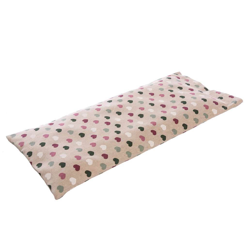 Lavandia Bedrohřej - nahřívací polštář s BIO levandulí Vzor Látky: Srdíčka na režné