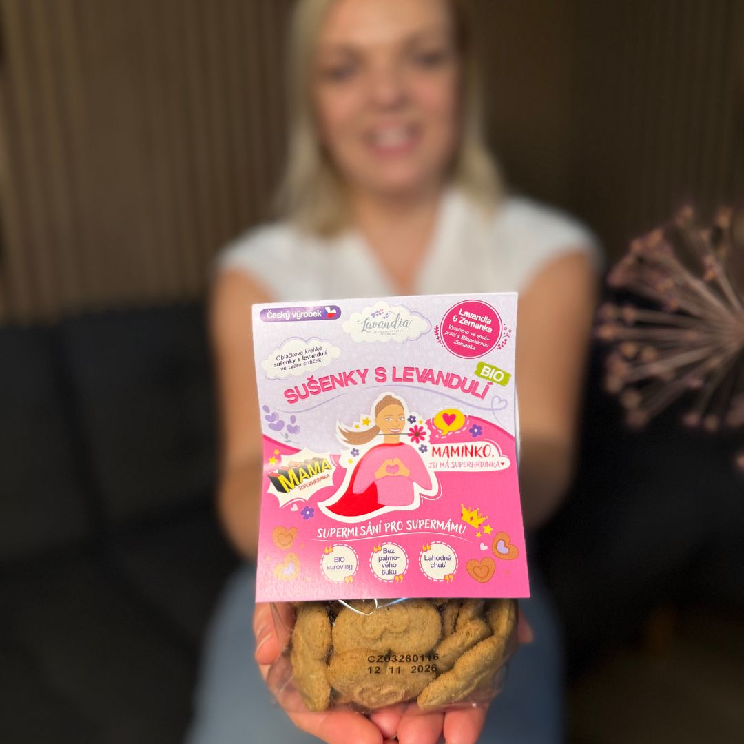 Levně Lavandia Sušenky s levandulí BIO - Pro SUPERMÁMU 100 g