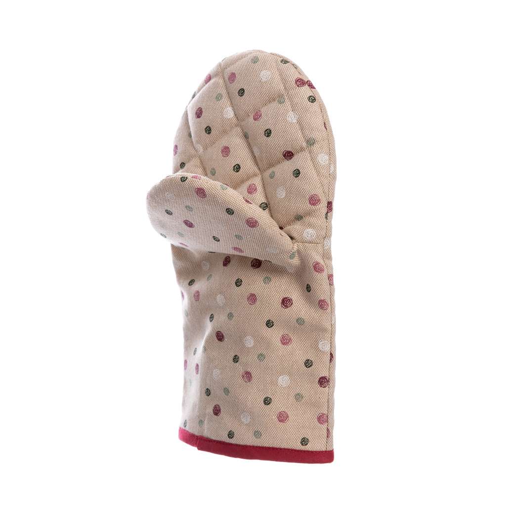 Lavandia Levandulová chňapka - kuchyňská chňapka s levandulí Vzor Látky: Puntík na režné