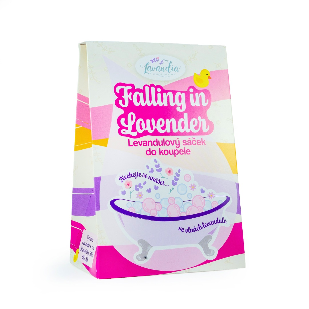 Lavandia přírodní bylinná levandulová koupel BIO Balení: Nové balení