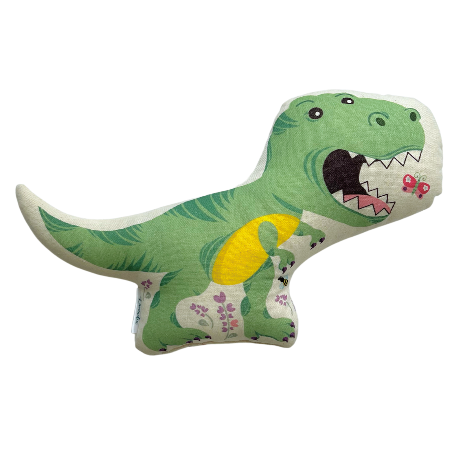 Levně Levandulový polštářek ve tvaru dinosaura Vzor: Levandosaurus greenus