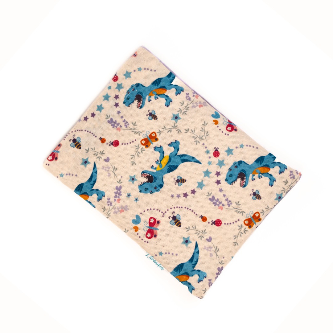 Lavandia Nahřívací polštářek pro děti Vzor Látky: Levandosaurus