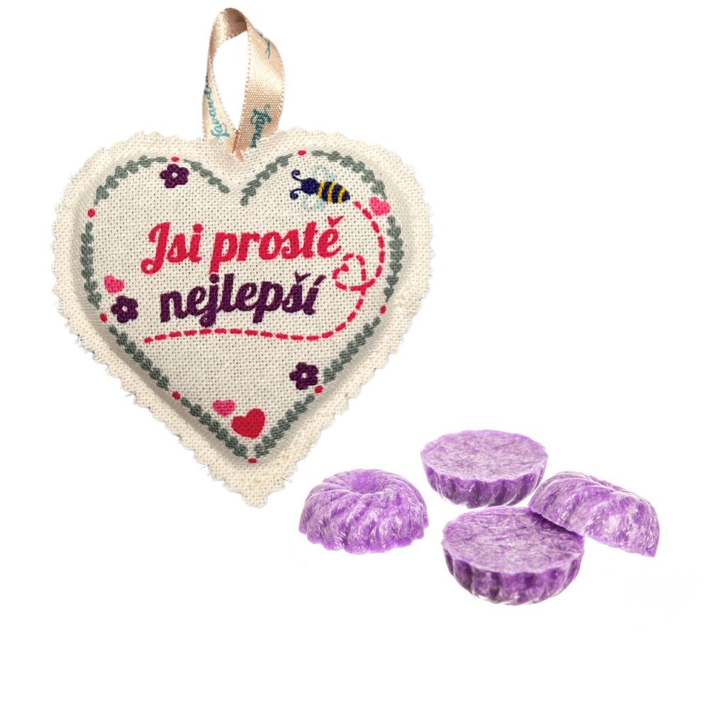 Levně Malý dárkový balíček pro učitele Vzor: Jsi prostě nejlepší, Vosk: Levandule