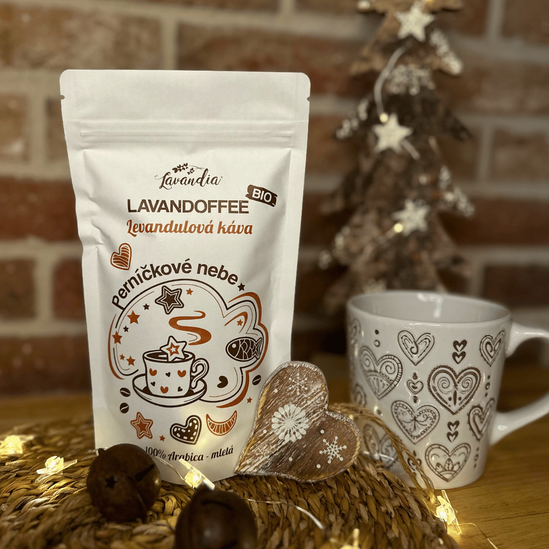 Lavandia Perníčkové nebe - Káva s levandulí BIO 150 g