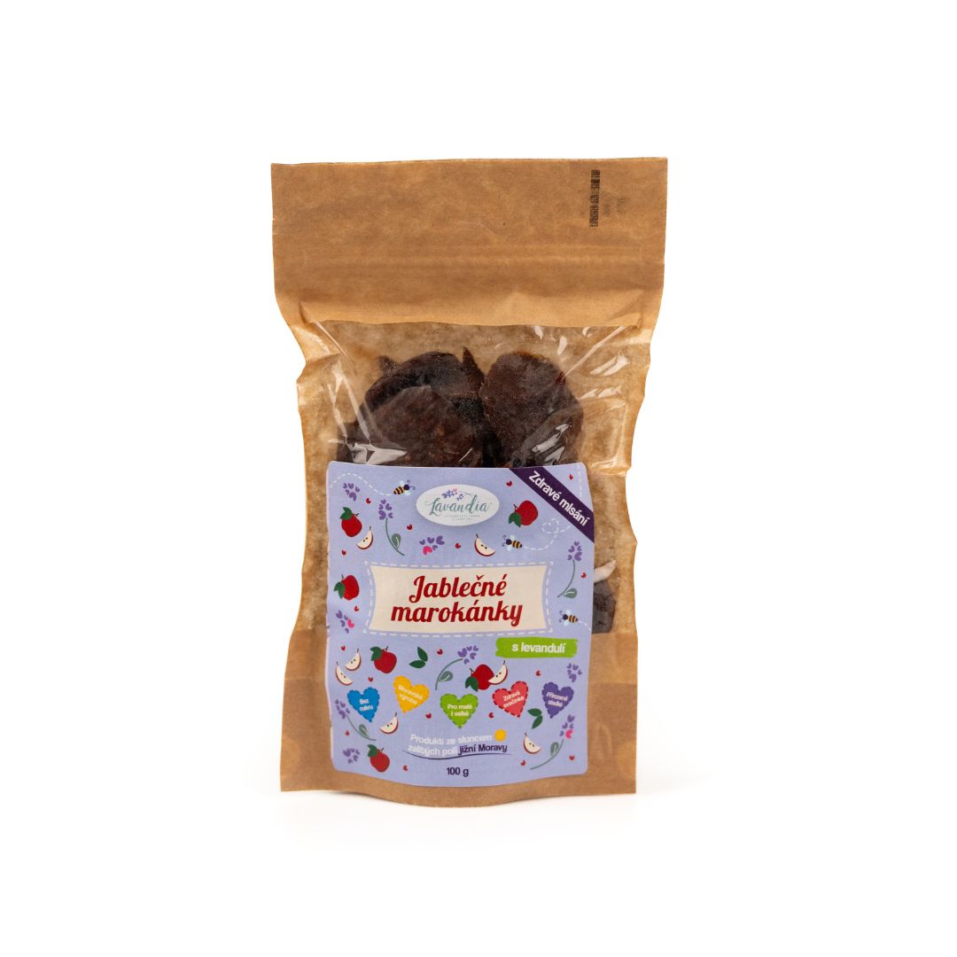 Lavandia Jablečné marokánky s levandulí 100 g