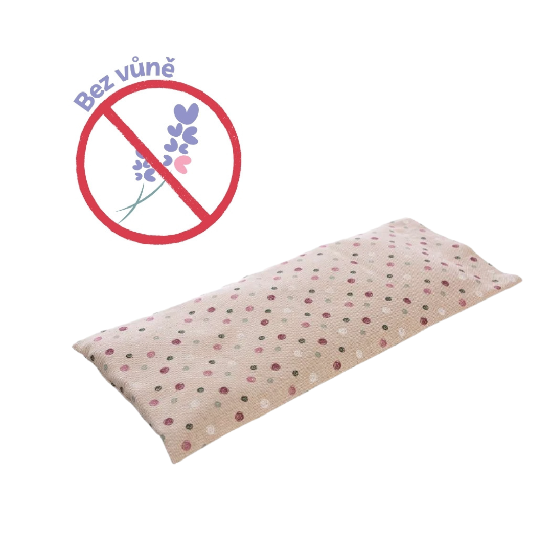 Lavandia Bedrohřej - nahřívací polštář na záda Vzor Látky: Puntík na režné