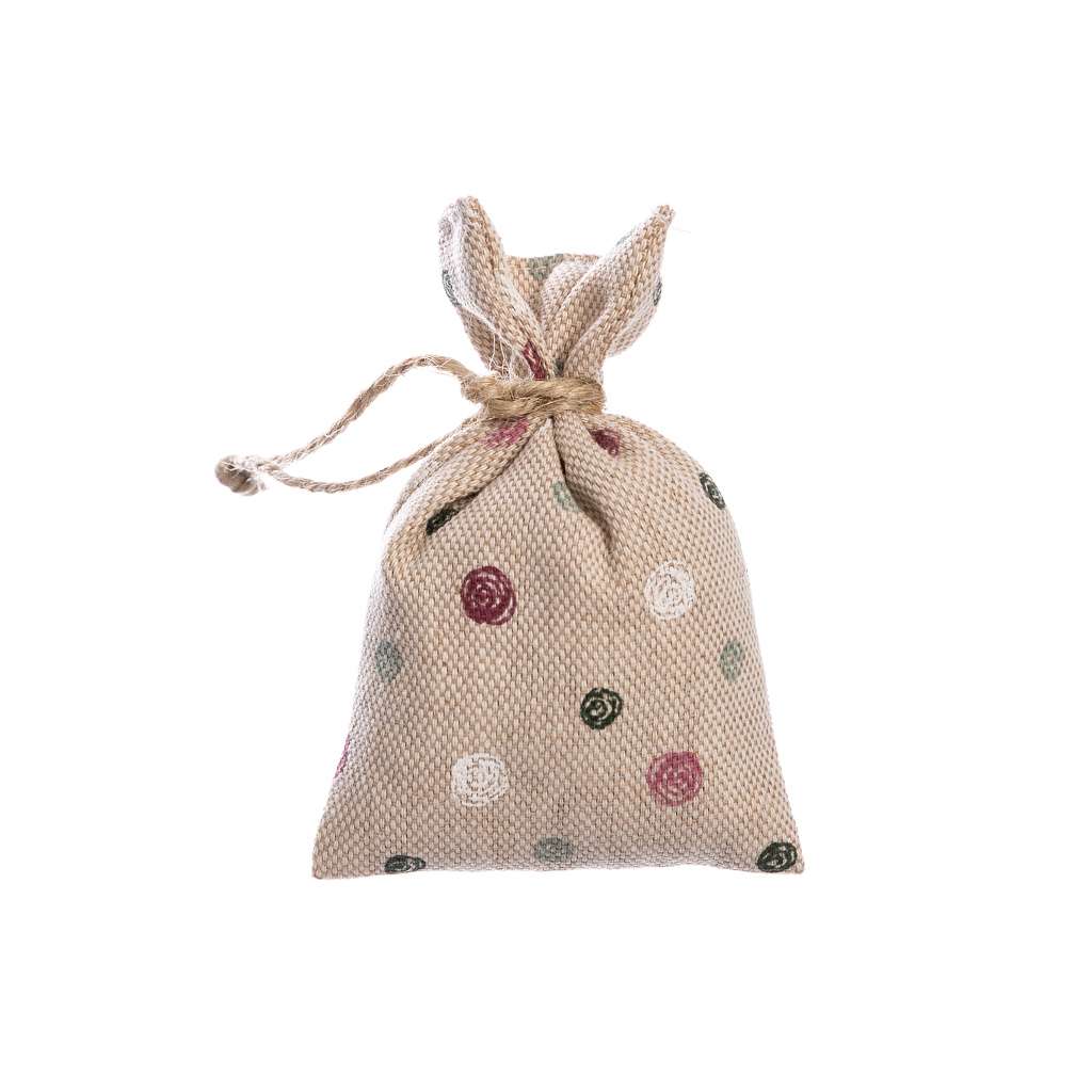 Lavandia Vonný pytlíček z levandule z recyklované látky 10 x 5 cm Vzor Látky: Puntík na režné