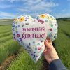 Vonný polštářek - Ta nejmilejší ředitelka  s bio levandulí