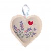 Vonné levandulové srdíčko k zavěšení s BIO levandulí recklo látka Lavandia