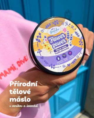 A v novinkách pokračujeme, dnes s vanilkovo-levandulovým tělovým máslem. 🌼🌿 #flowerpower Certifikováno CPK a vyrobeno z...