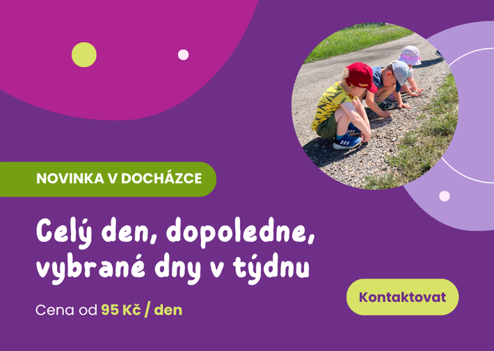 Nové typy docházky - dětská skupiny Lázně Bělohrad Brtev
