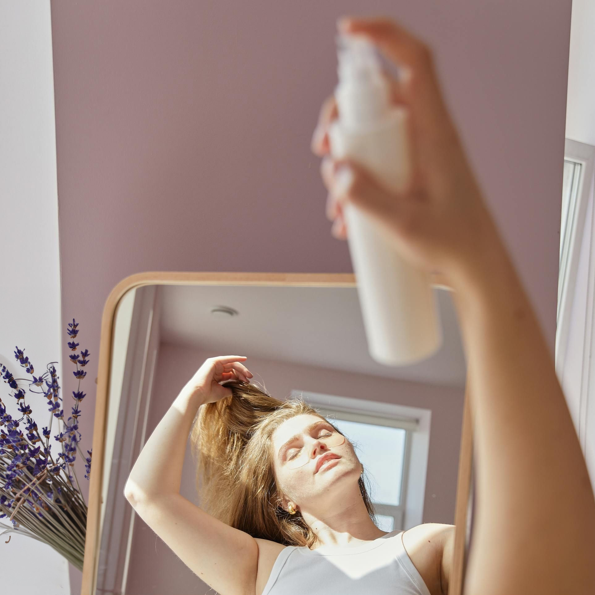 Levandulová voda na vlasy