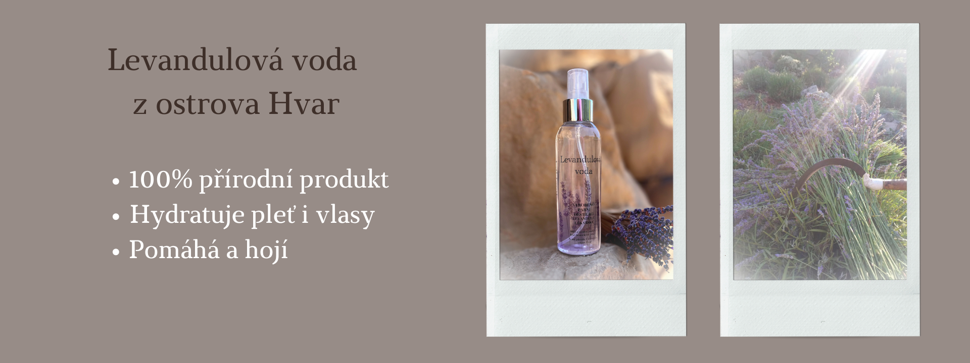 Levandulová voda z ostrova Hvar