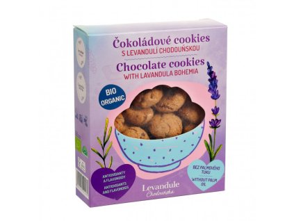ORGANIC chocolate cookies with Lavandula Bohemia  140g