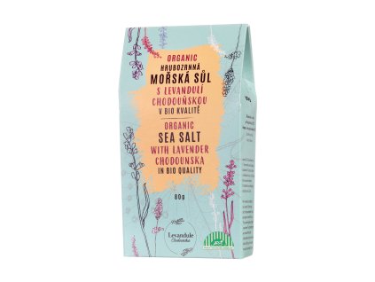 BIO hrubozrnná mořská sůl s BIO Levandulí Chodouňskou