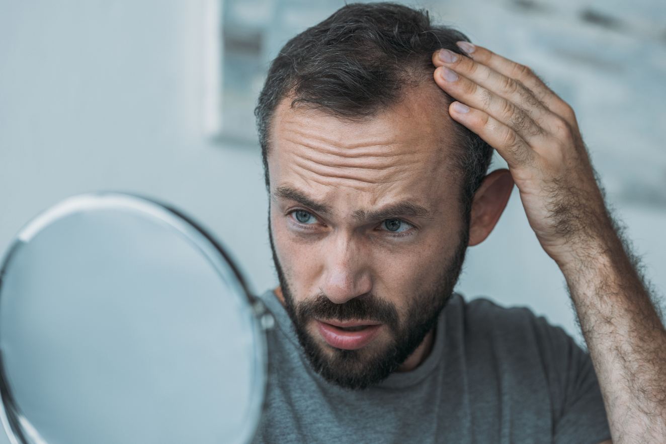 Při alopecii – ztrátě a padání, řídnutí vlasů a řas