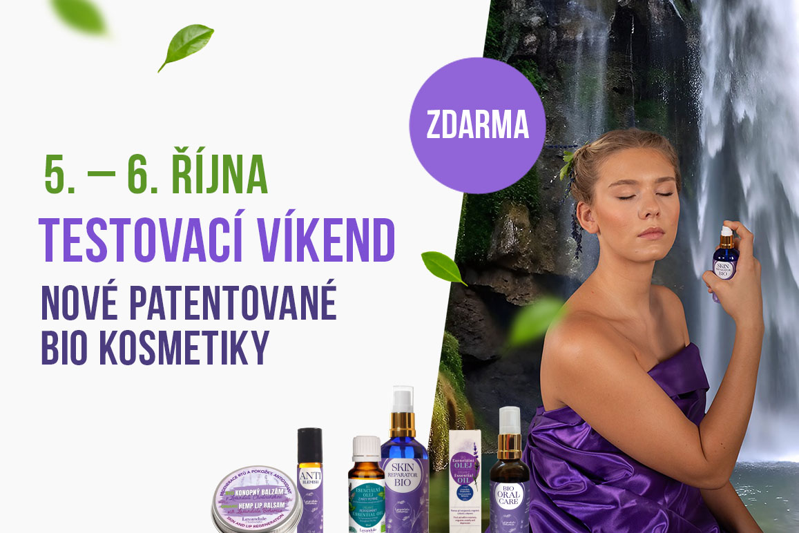 Testovací víkend nové dermokosmetiky – ZDARMA, 5. a 6. října