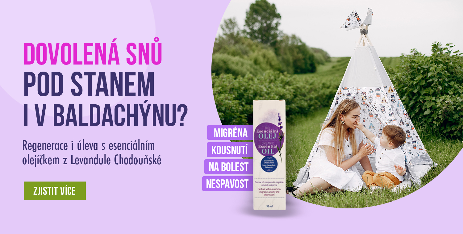 BIO esenciální olej z Levandule Chodouňské