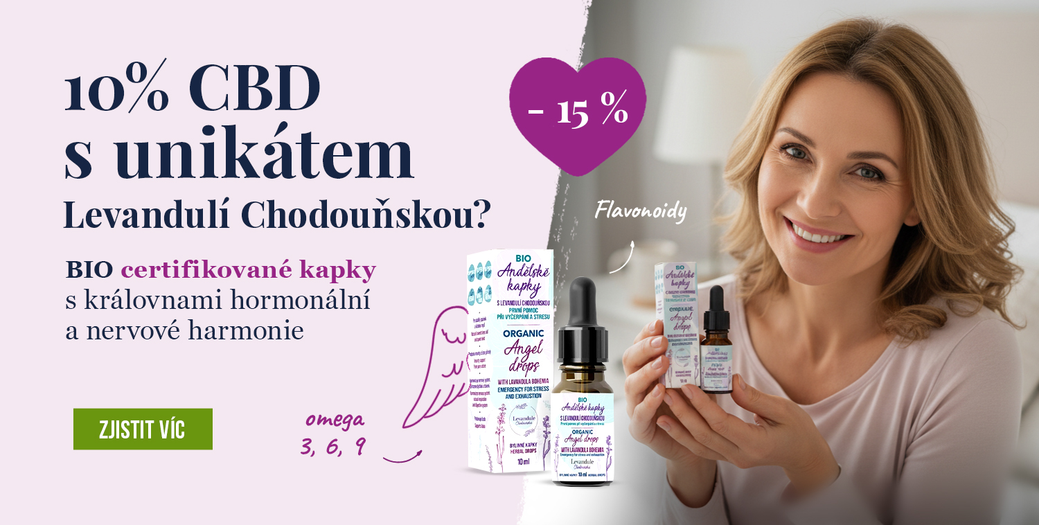 BIO Andělské kapky s BIO Levandulí Chodouňskou 10ml