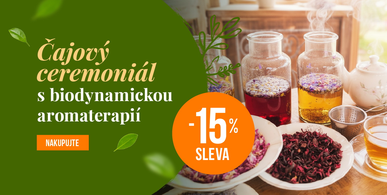 Aromaterapie s čajovým ceremoniálem pro celostní pomoc tělu, mysli i duši 60 minut
