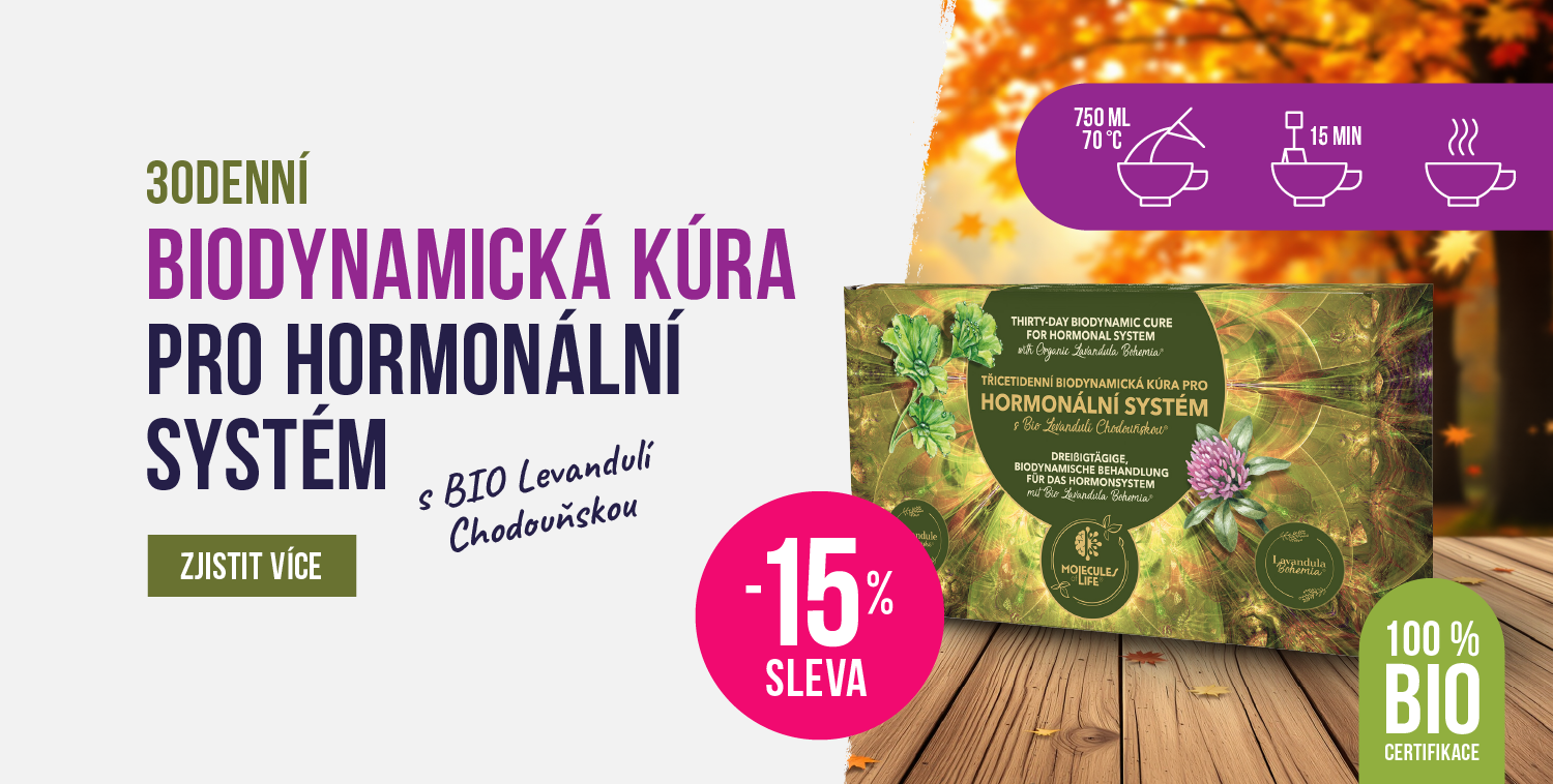 30denní biodynamická kúra pro hormonální systém s Bio Levandulí Chodouňskou