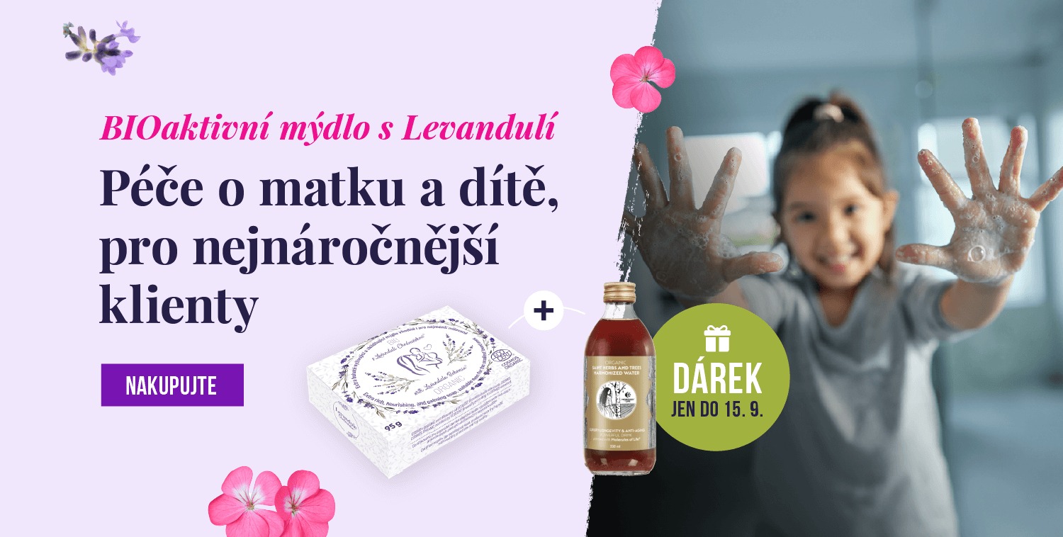 BIOaktivní tuhé mýdlo s Levandulí Chodouňskou