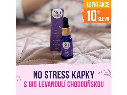 NO STRESS kapky s BIO Levandulí Chodouňskou  10ml