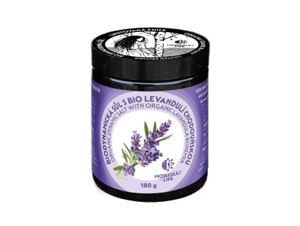 ORGANIC biodynamic salt with Organic Lavandula Bohemia