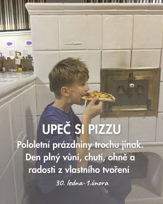Už víš kam o pololetních prázninách?Rozhodně k nám do restaurace Na Louce Vlastnoručně připravená a upečená pizza v našich...
